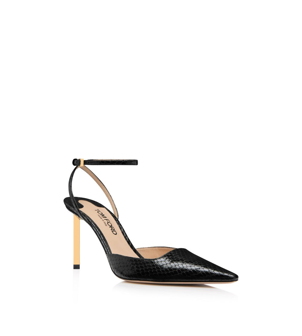 Tom Ford Stamped Python Slingbacks