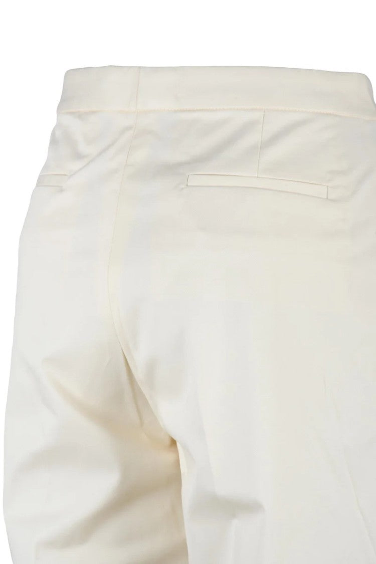 Fabiana Filippi Cream Straight Leg Trousers