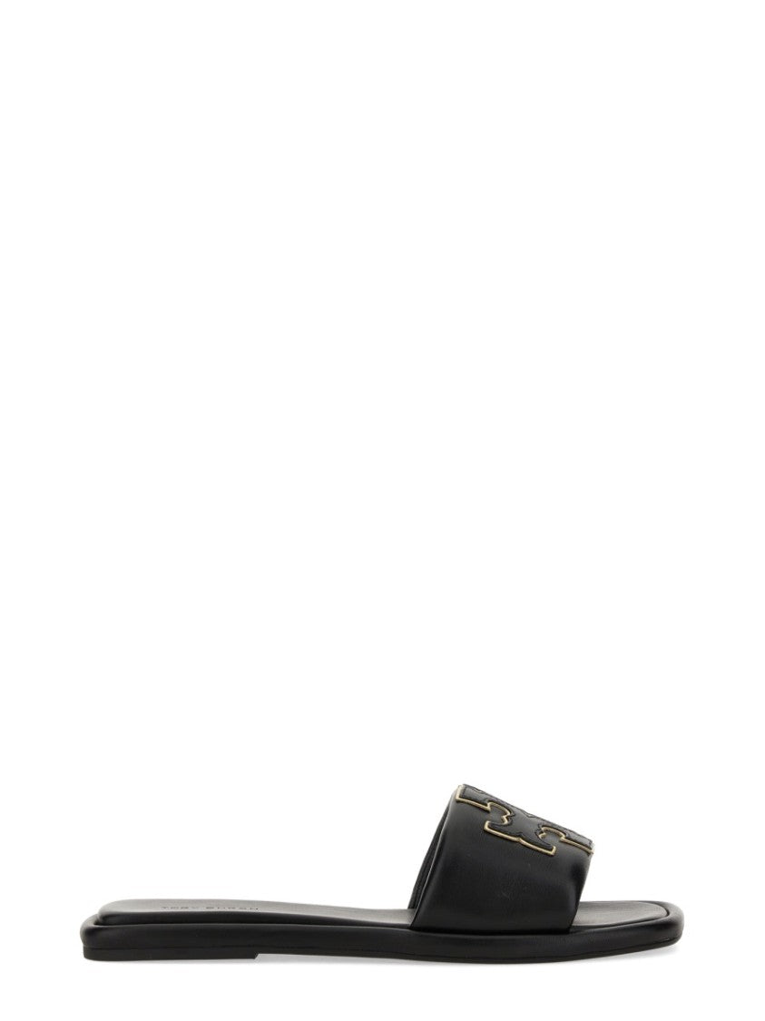 Tory Burch Slider Double T Slide Sandals