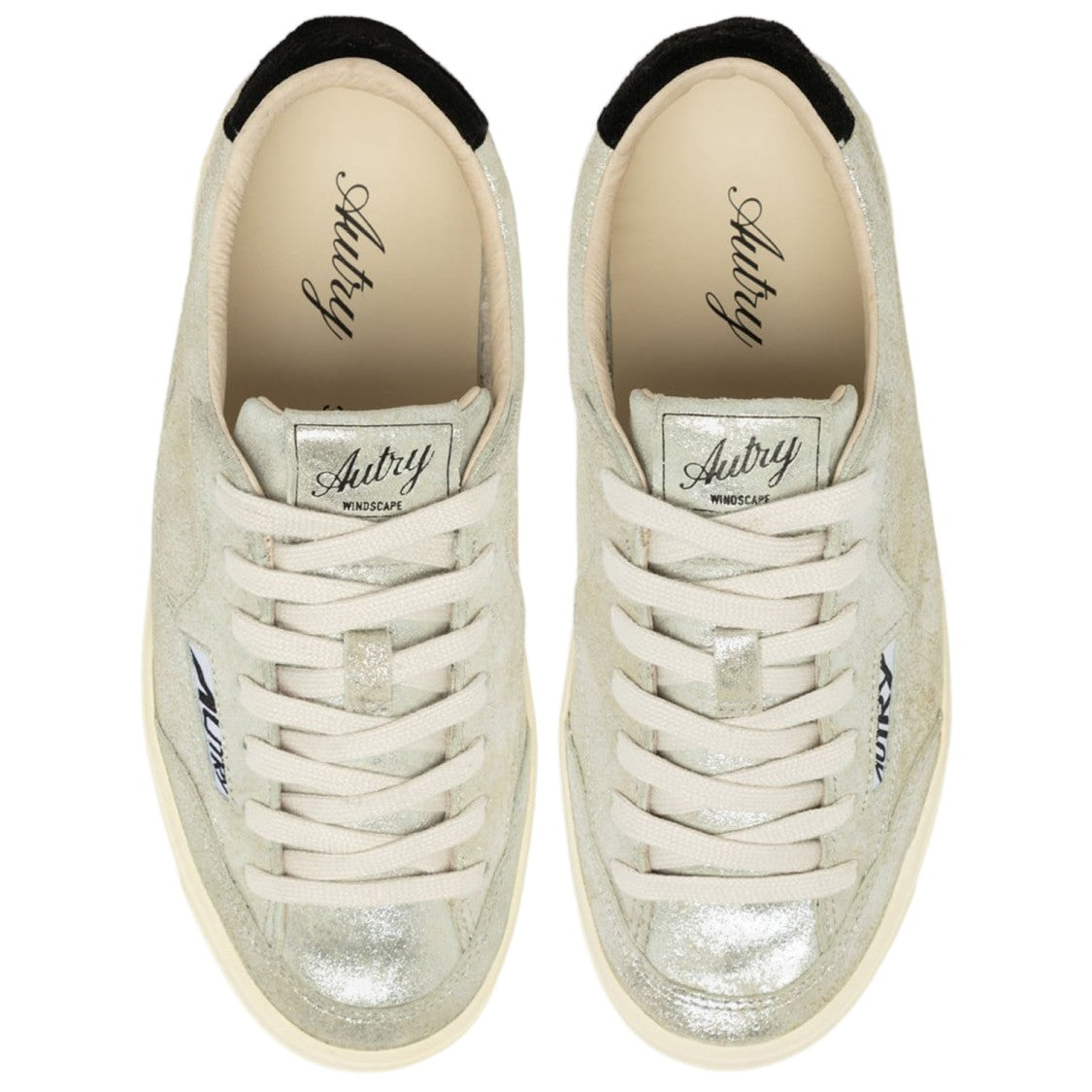 Autry Windscape Low Sneakers In Silver