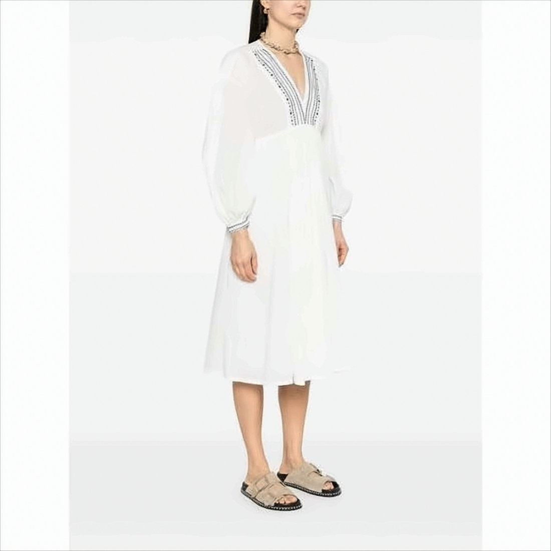 A.P.C. Flowing White Midi Dress