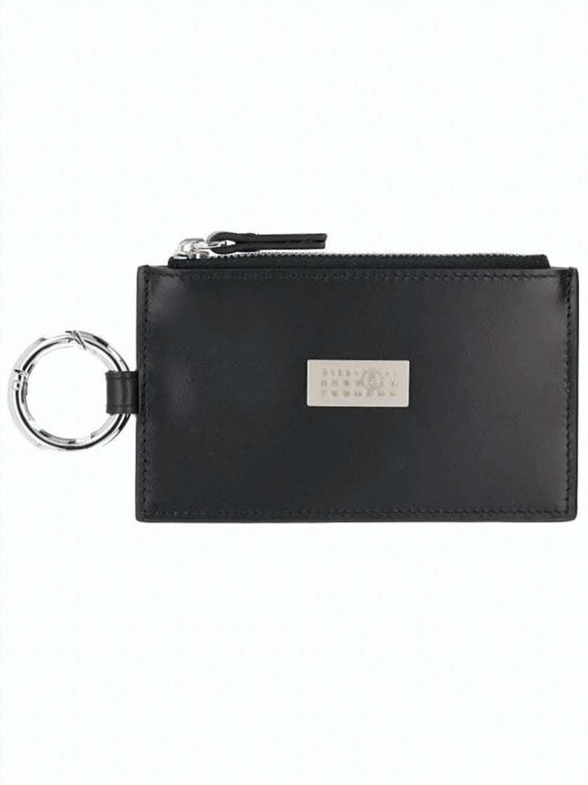 Mm6 By Maison Margiela Rectangular Calfskin Leather Cardholder