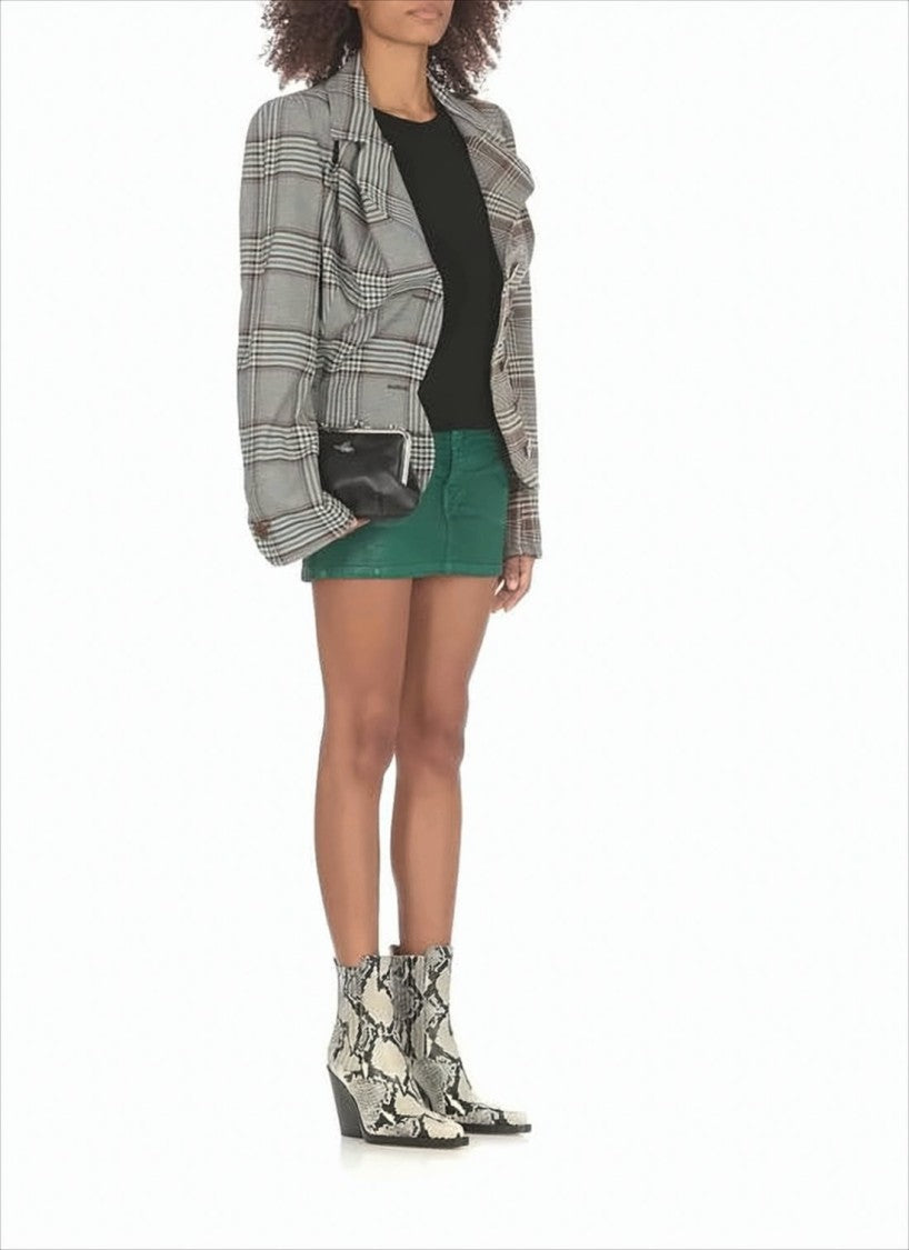 Vivienne Westwood Fitted Wool Sweater With Crew Neckline