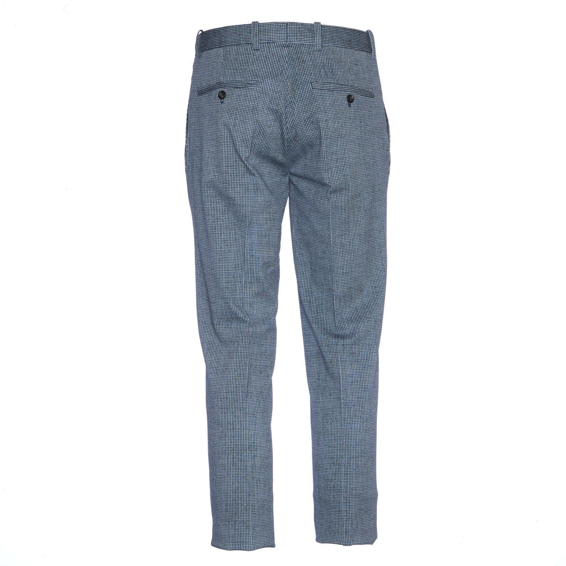 Circolo 1901 Tailored Microquadro Piquet Trousers With Functional Pockets