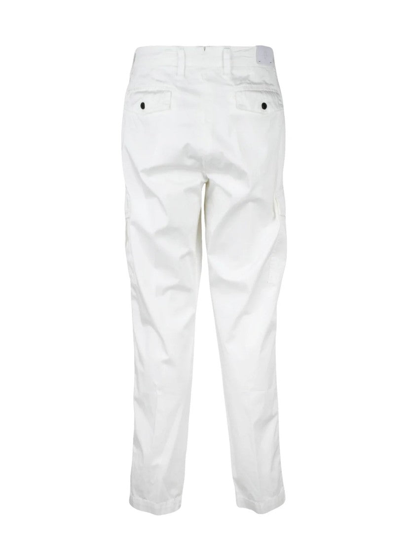 Eleventy Cargo Pants - White