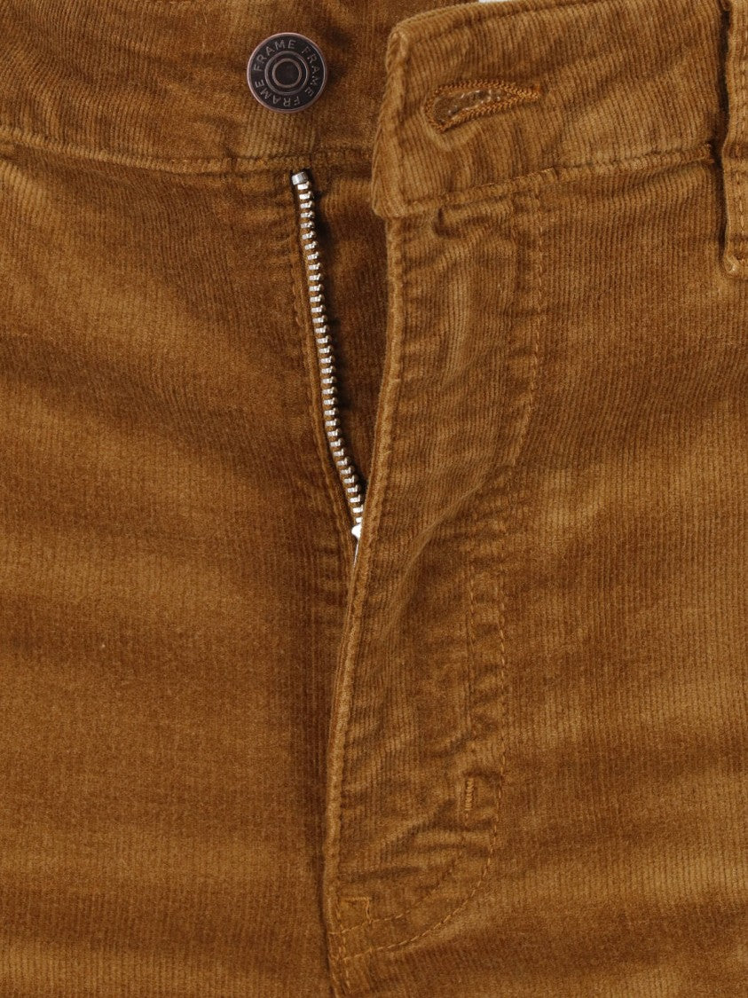 Frame Brown The Corduroy Reboot Corduroy Flared Pants