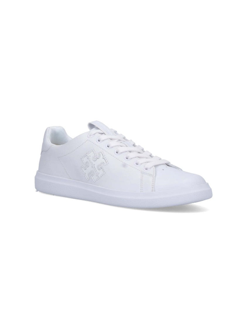 Tory Burch White Nappa 'Howell Court' Sneakers – White