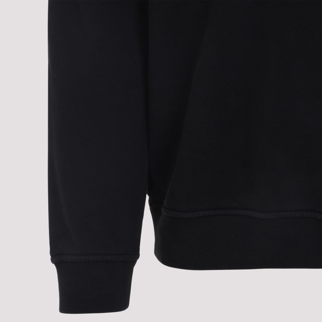 Stone Island Black Juniper Cotton Sweatshirt