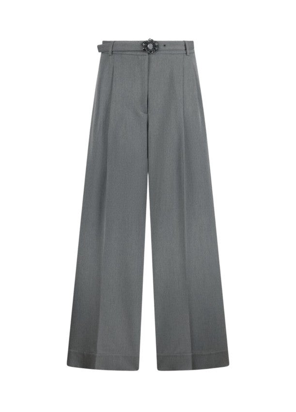 Liu Jo Wide-Leg Trousers With Front Pleats