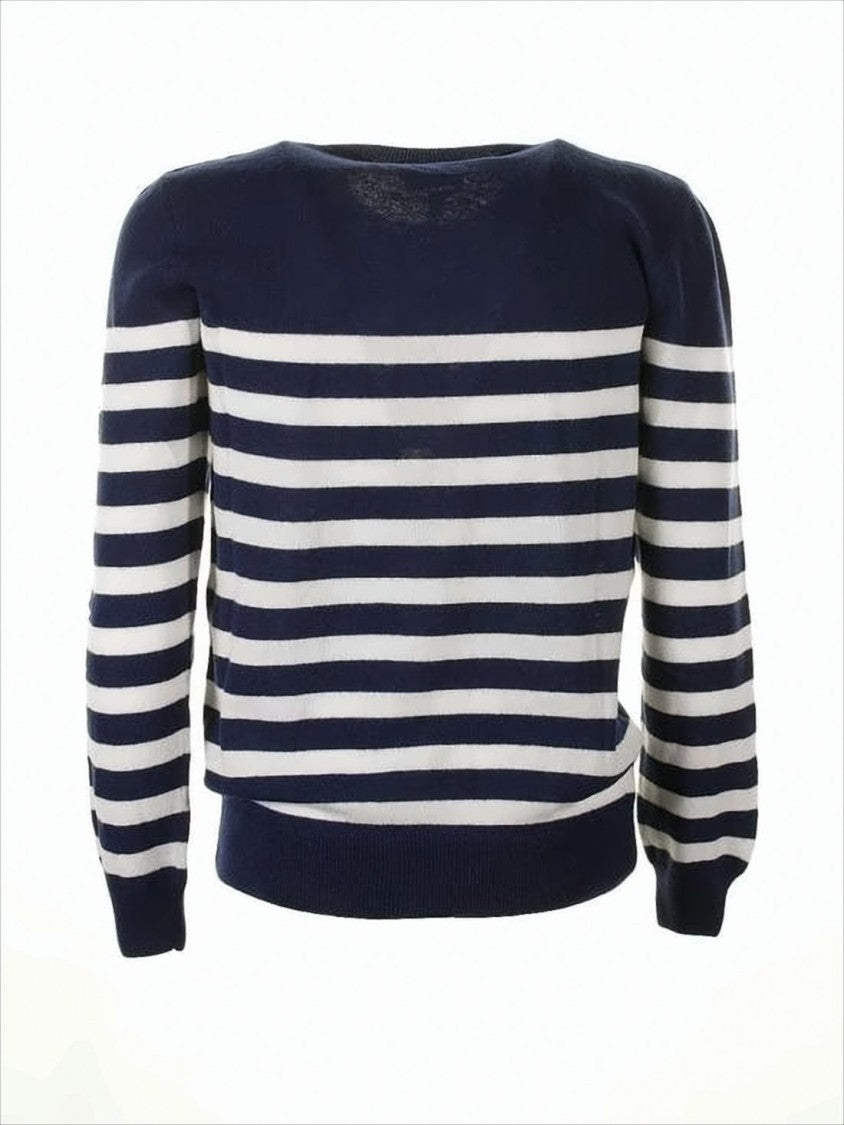 A.P.C. Horizontal Stripe Pattern Cotton Sweater
