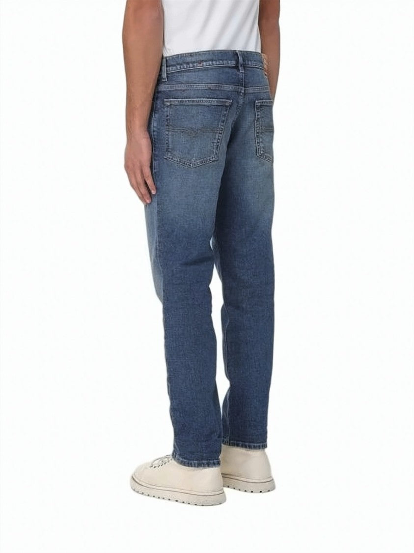 Diesel Straight-Leg Denim Pants With Traditional Five-Pocket Design