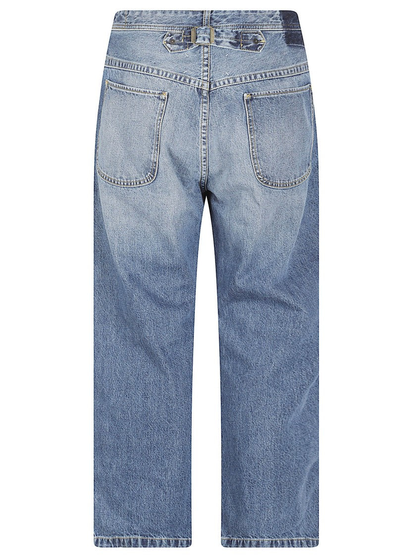 Maison Margiela Classic Straight-Leg Jeans With Distinctive Buckle Detail