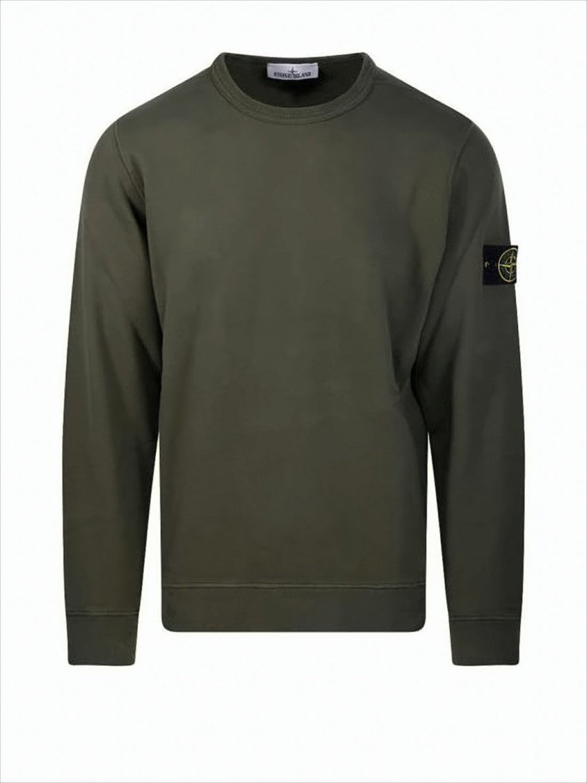 Stone Island Olive Green Long-Sleeve T-Shirt