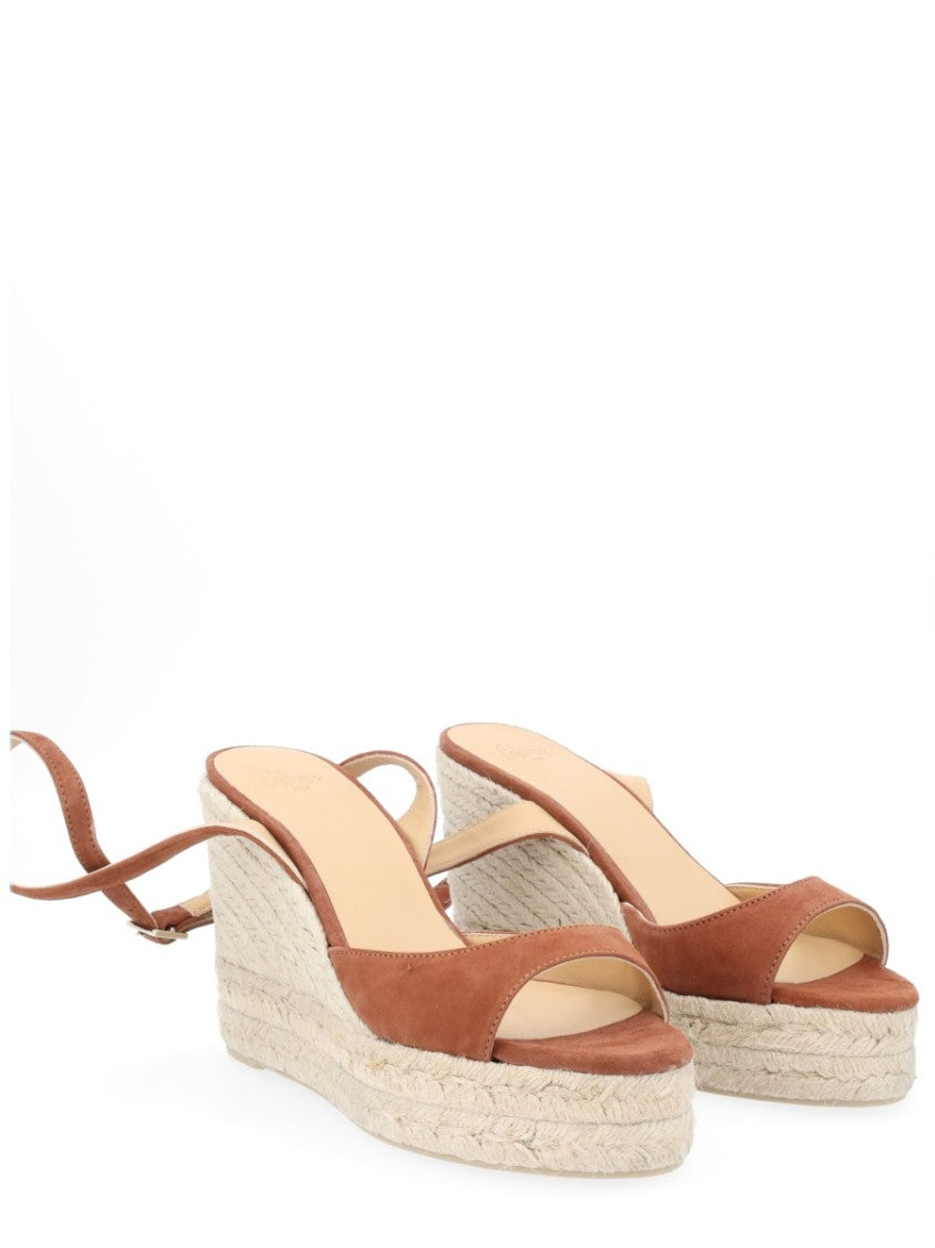 Castaner Brook/8Ed/007 Ovine Leather Wedge Sandals