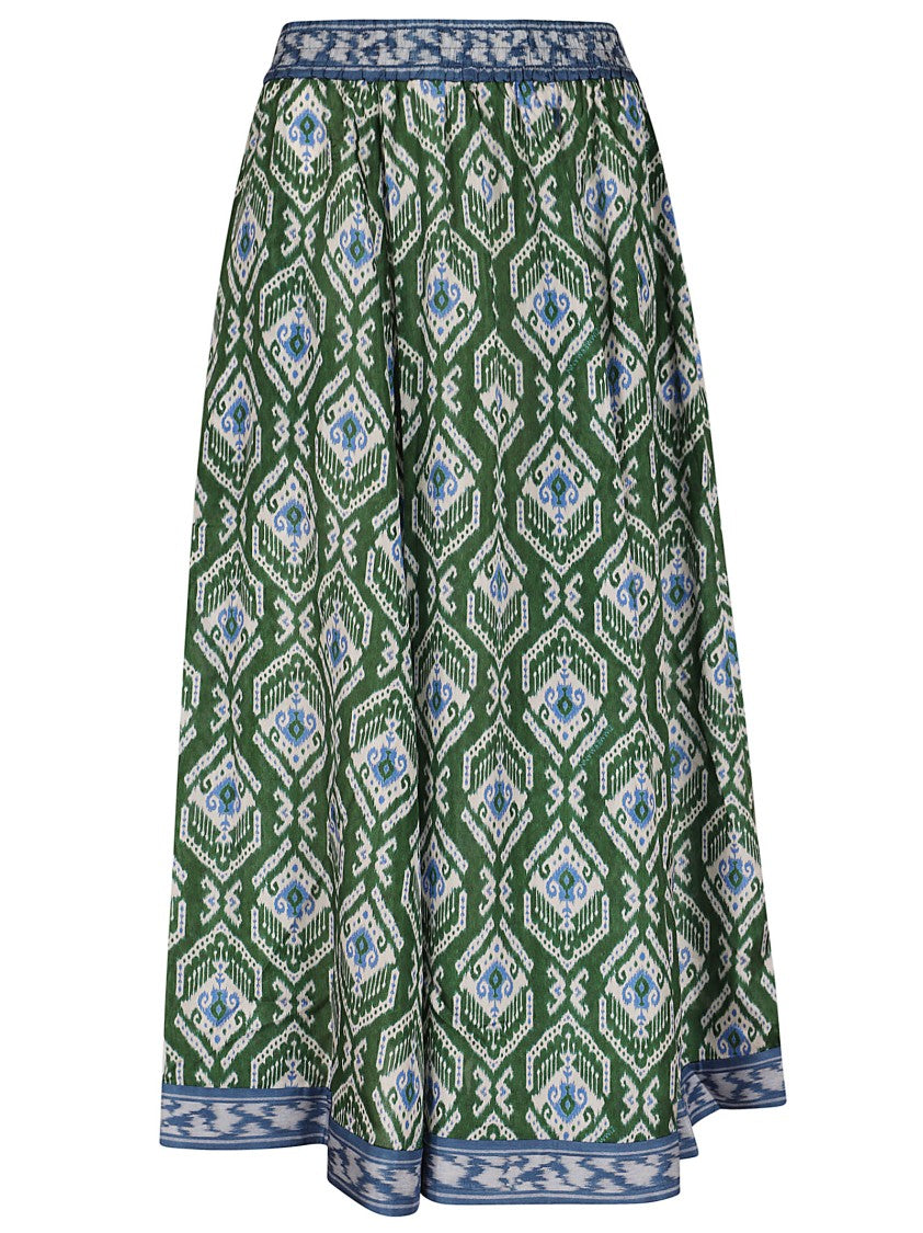 Zimmermann Flowing Silk Skirt