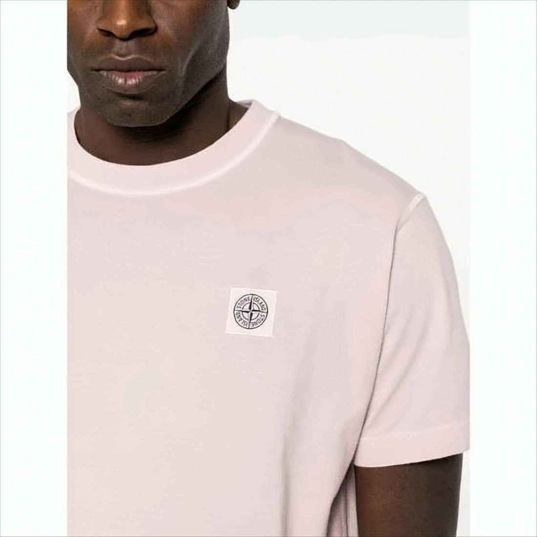 Stone Island Light Pink Short-Sleeve T-Shirt