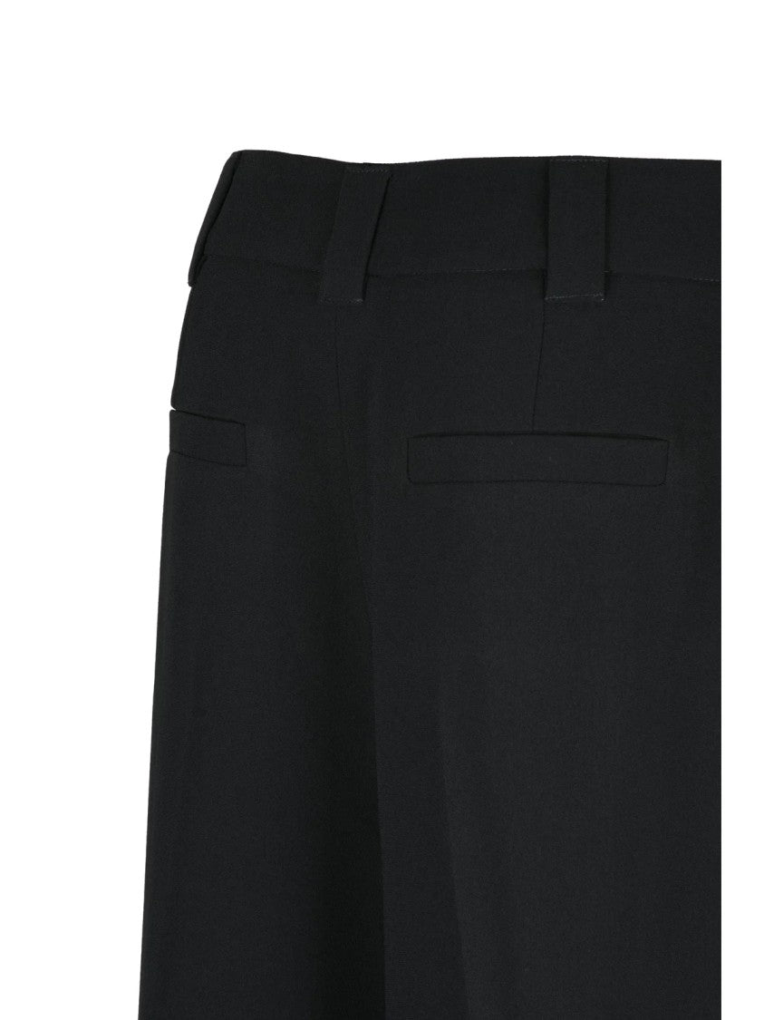 Marella Art.365 Fluid Drape Straight-Leg Trousers With High Waist