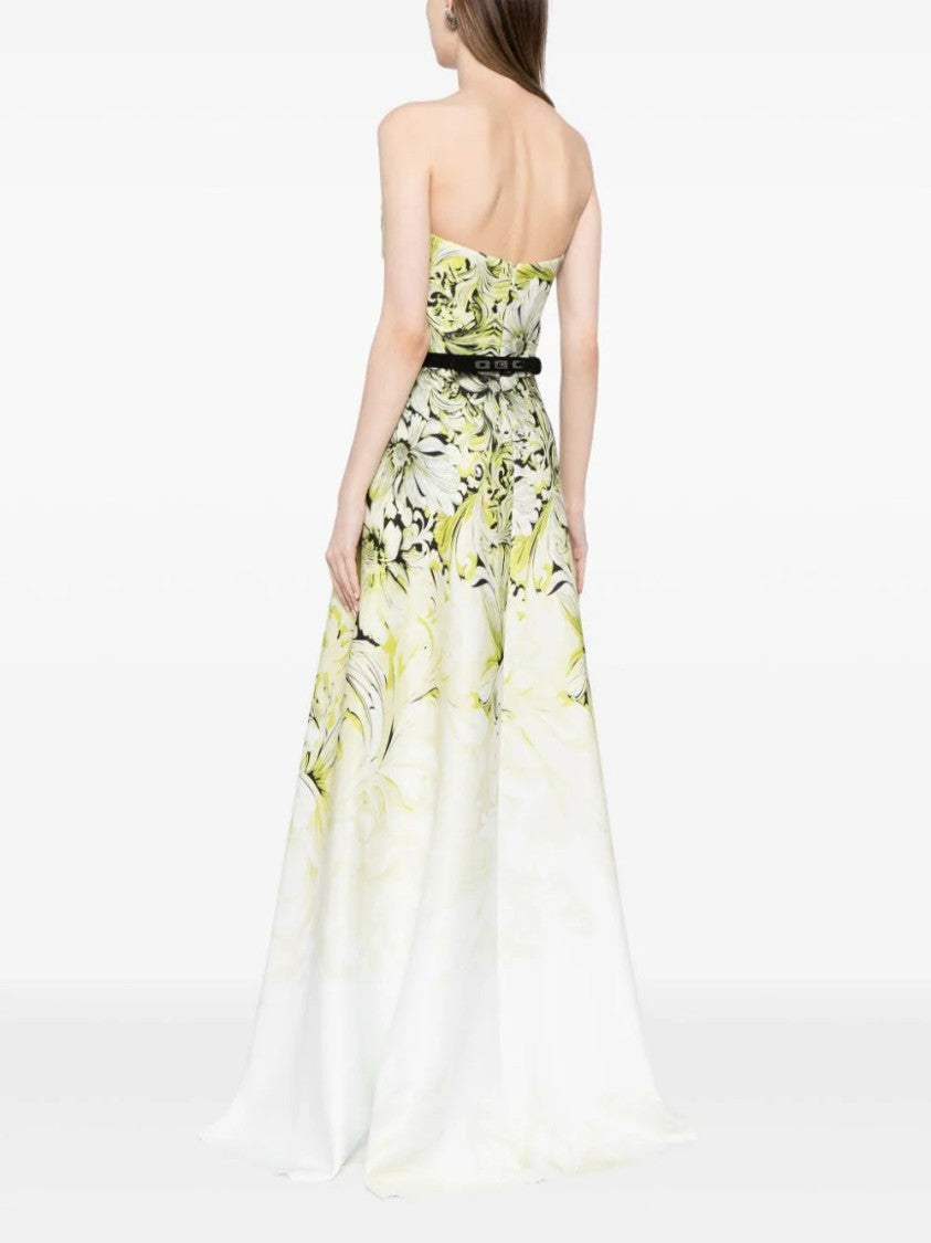 Saiid Kobeisy Sk Jet Black Strapless A-Line Dress