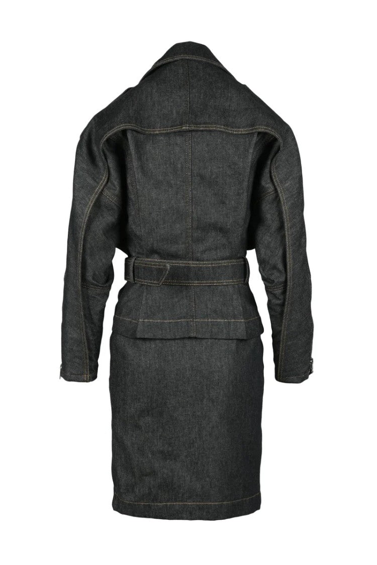 Alexandre Vauthier Denim Dress - Black