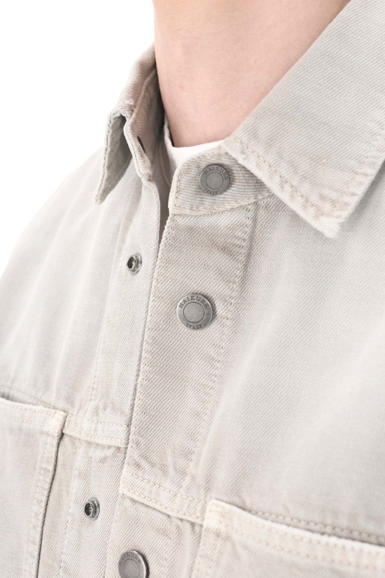 Haikure Arno Cotton Bull Overshirt Jacket