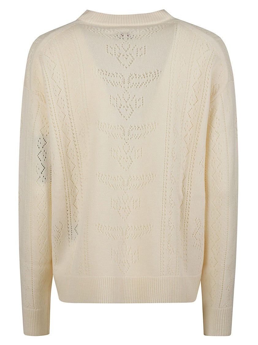 Zadig & Voltaire Markuz Bandana Patterned Wool-Cashmere Crewneck Sweater