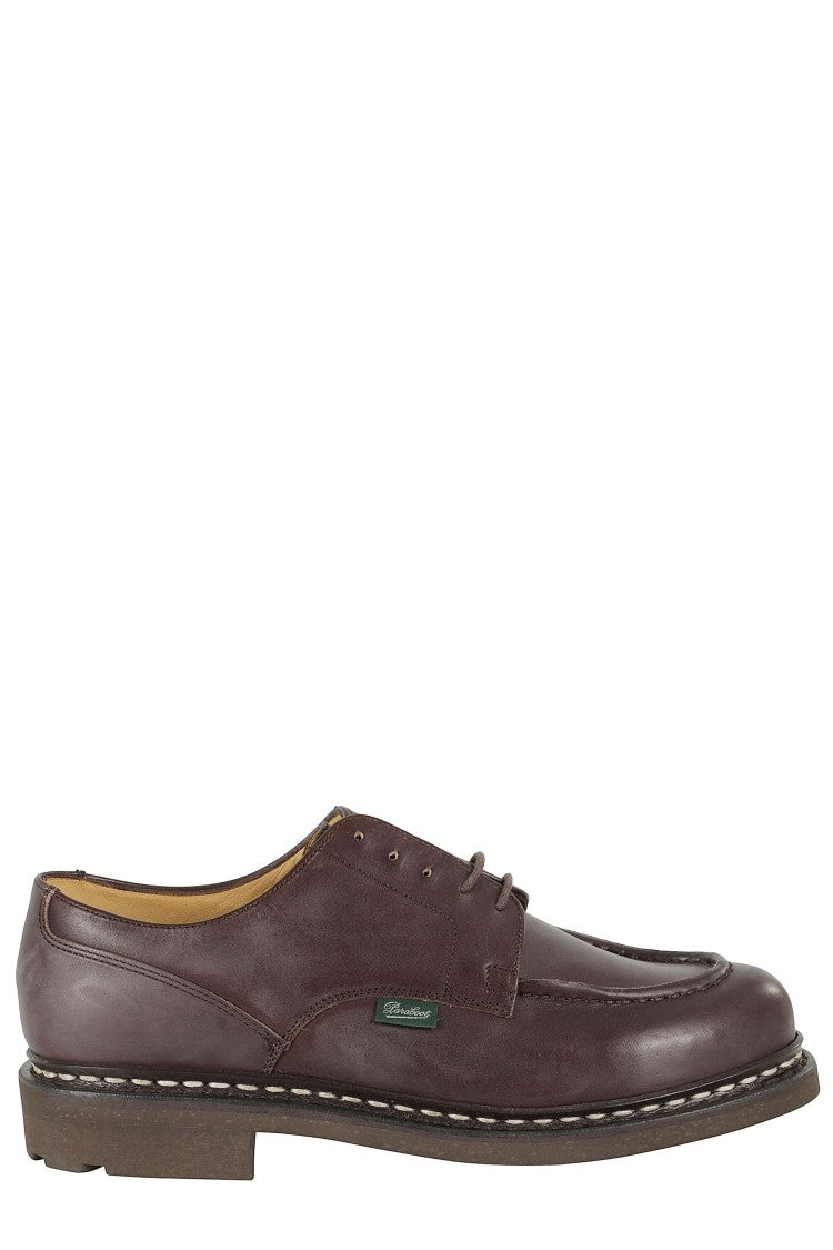 Paraboot Brown Chambord Tex Leather Derby Shoes