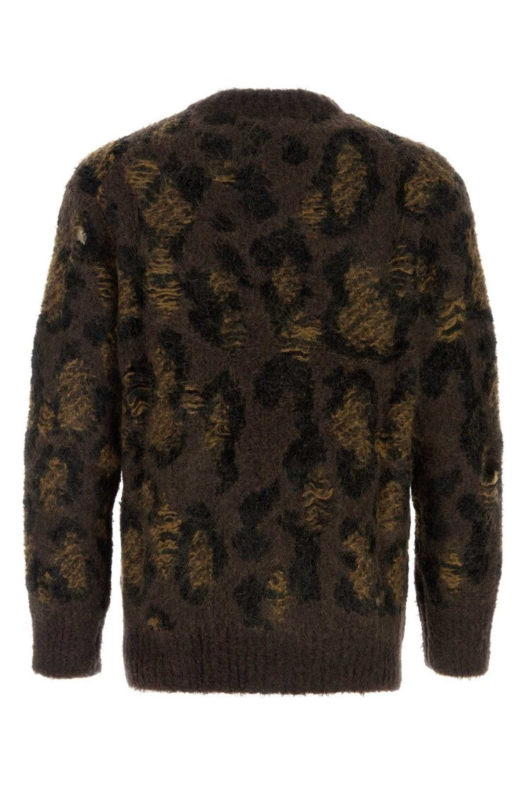 Junya Watanabe Embroidered Wool Blend Sweater