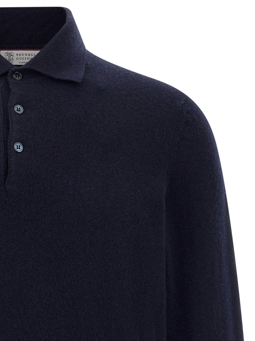 Brunello Cucinelli Cashmere Polo Shirt