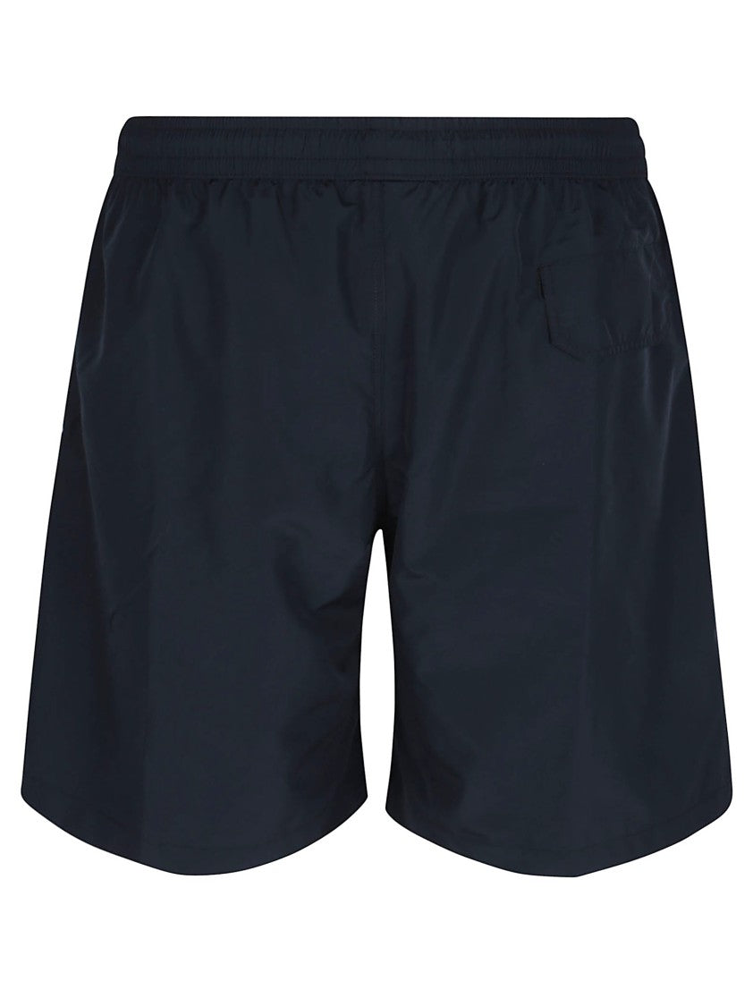 Eleventy Black Swim Shorts With Elastic Waistband
