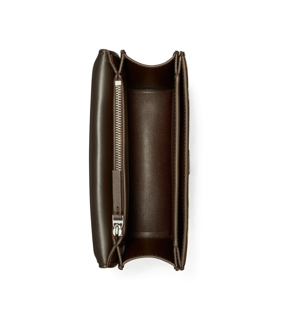 Tory Burch Zebra Print Bag With Flap Closure