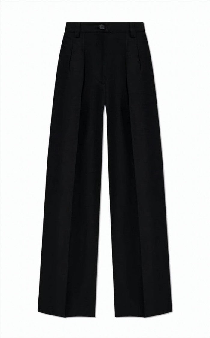 A.P.C. High-Waisted Straight-Leg Pants With Tailored Pleats