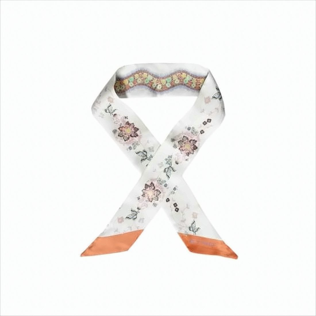 Etro Delicate Silk Scarf With Floral Motifs