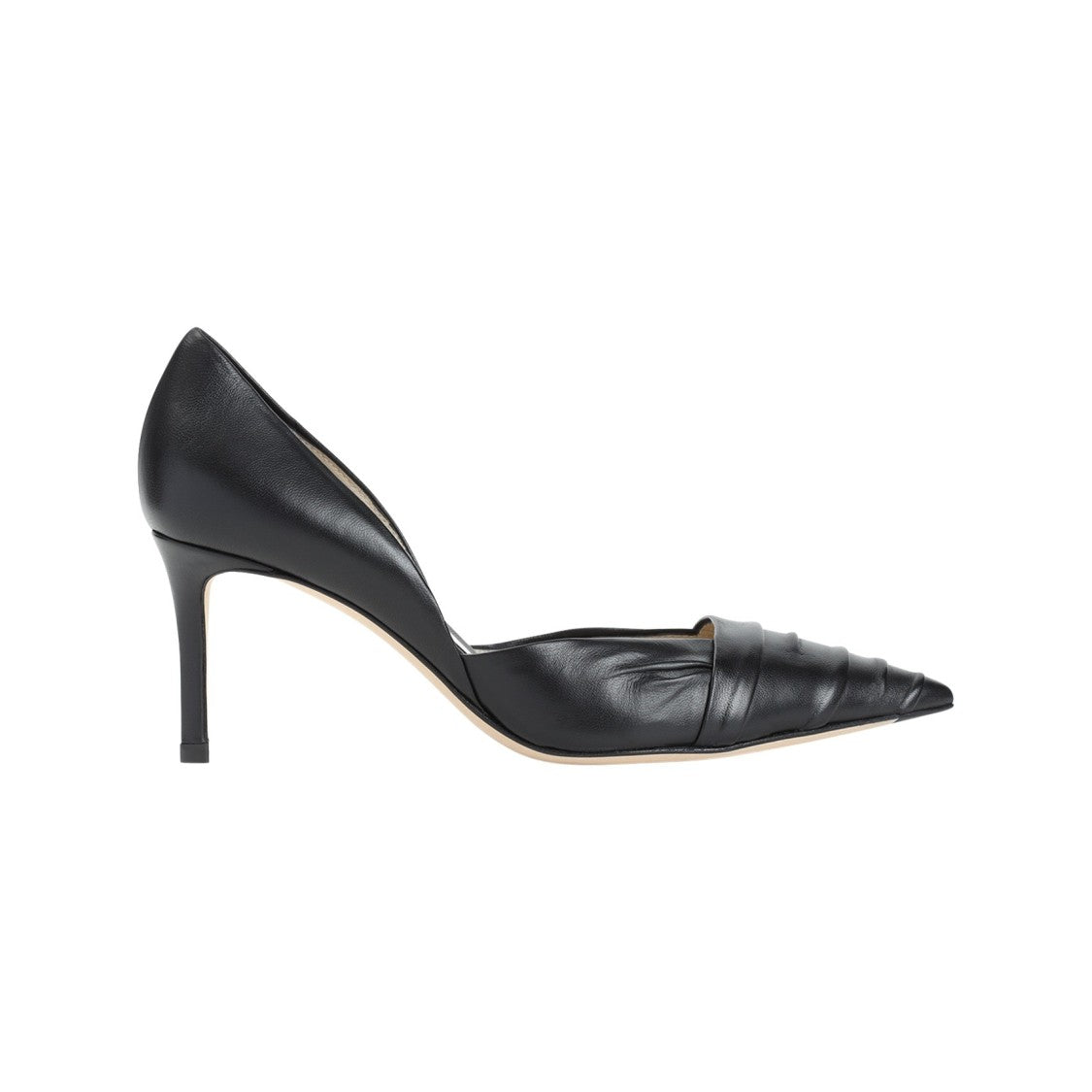 Giorgio Armani Black Lamb Leather Pumps