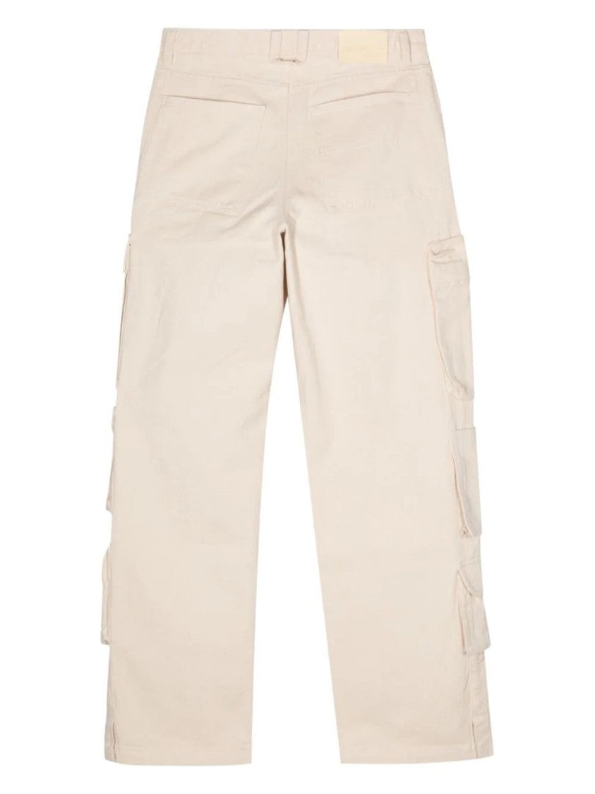 Axel Arigato White Utility Cargo Straight-Leg Cotton Jeans