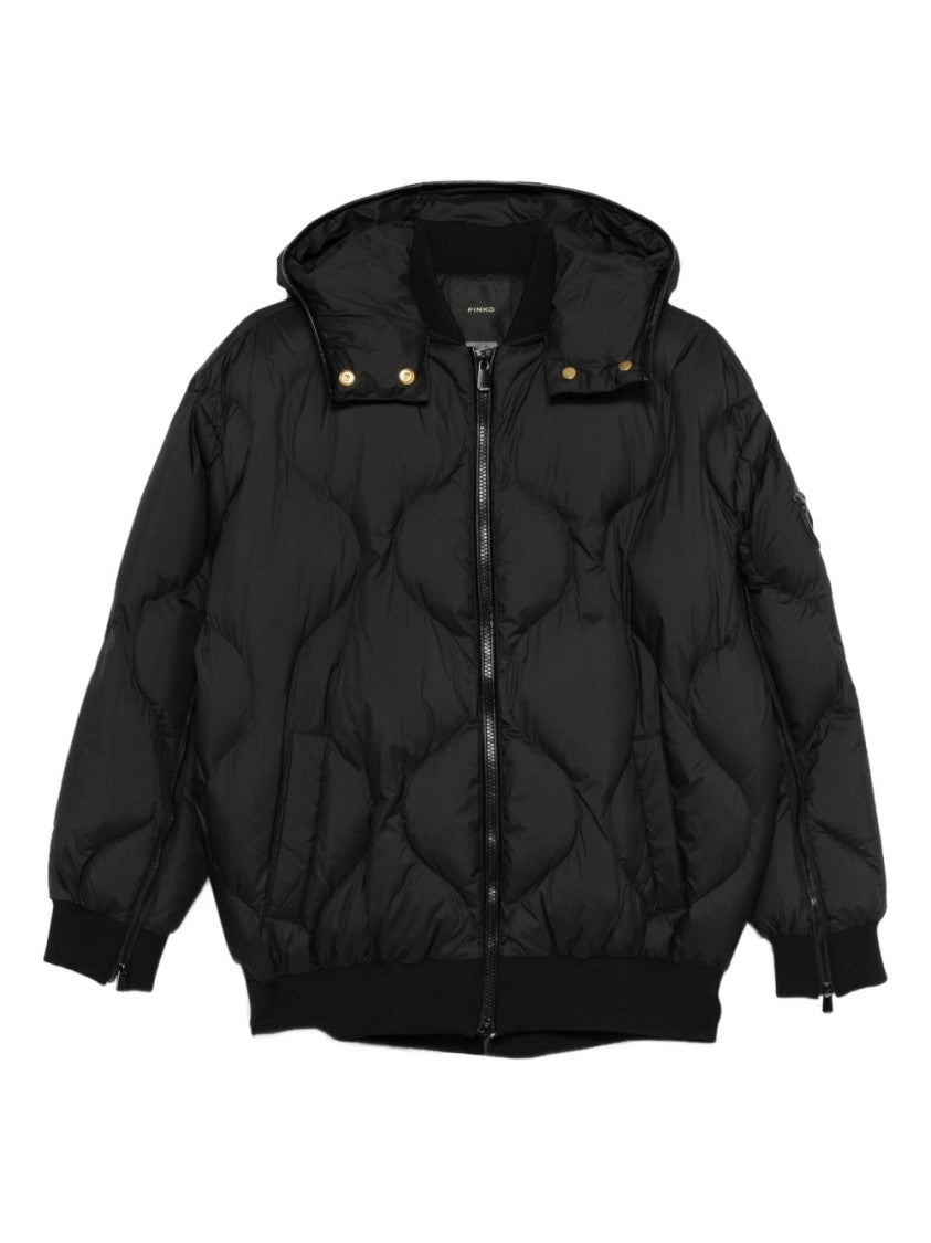 Pinko Puffer Jacket With Quilted Pattern