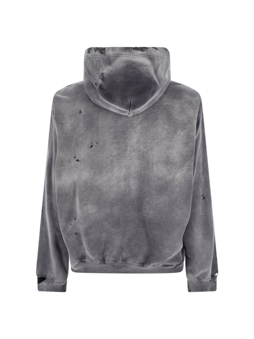 Maison Mihara Yasuhiro "Usured" Zip Sweatshirt – Black