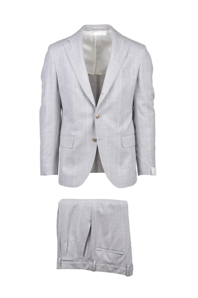 Eleventy Wool Suit - Light Grey