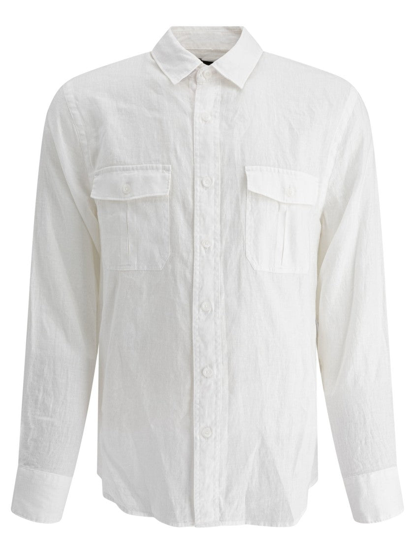 Vince Linen "Utility" Shirt