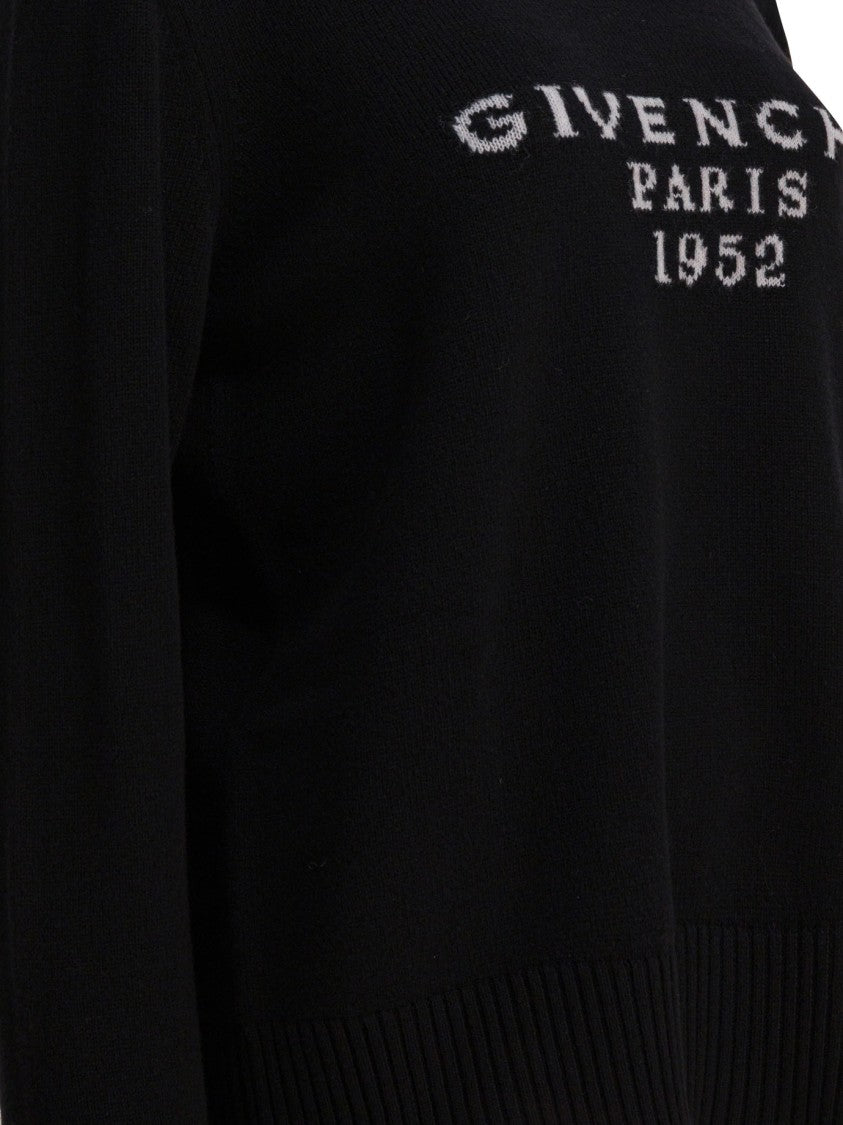 Givenchy Paris 1952" Turtleneck Sweater