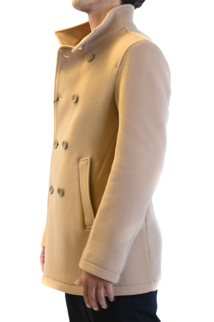 Herno Camel Wool-Blend Short Coat