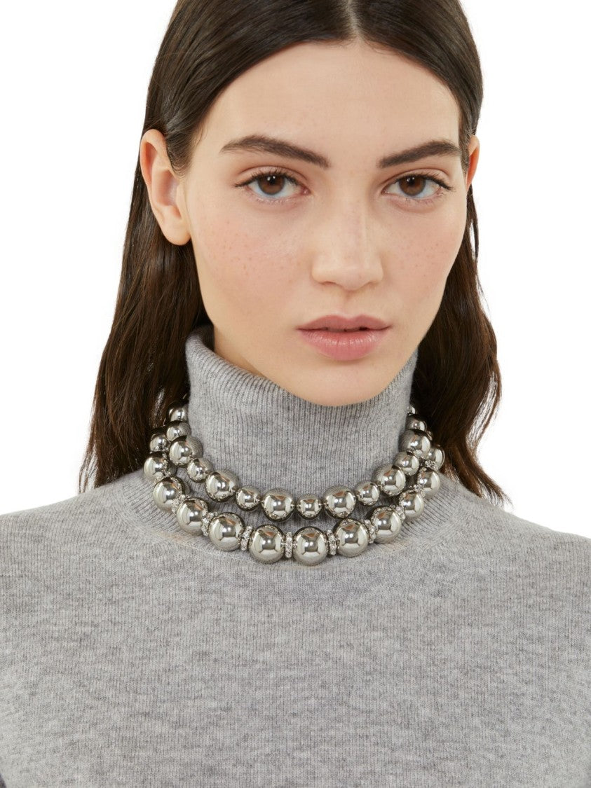 Max Mara Rhinestone Necklace