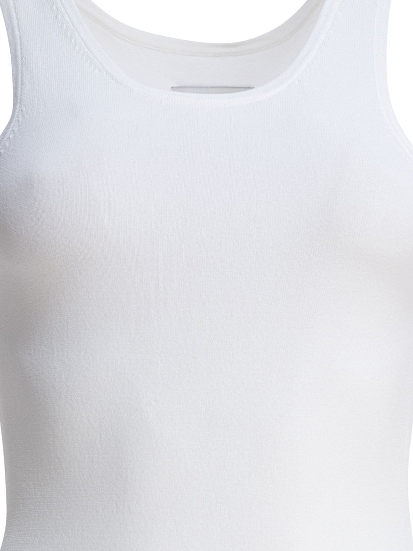 Loulou De Saison Fitted Maxi Dress In Soft White Knit