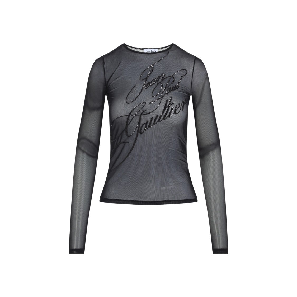 Jean Paul Gaultier Sequins Black Polyamide Top