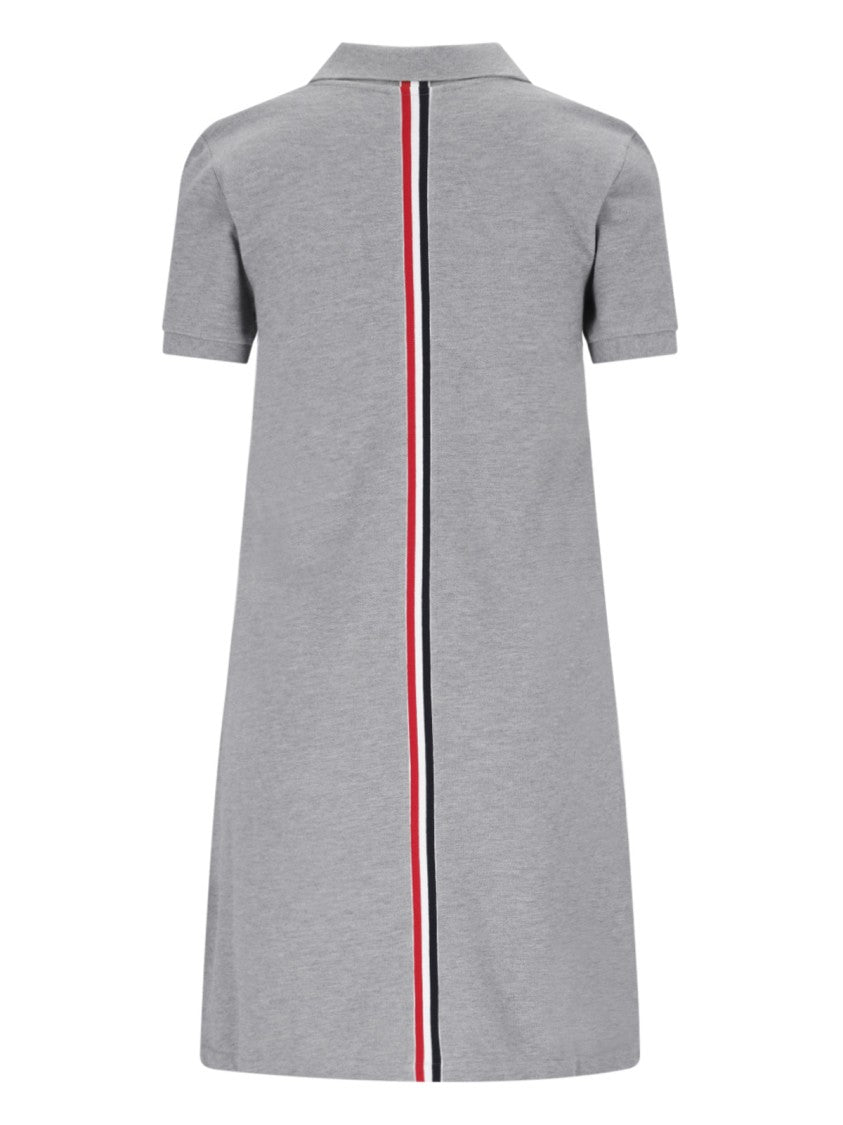 Thom Browne Mini Knit Dress – Grey