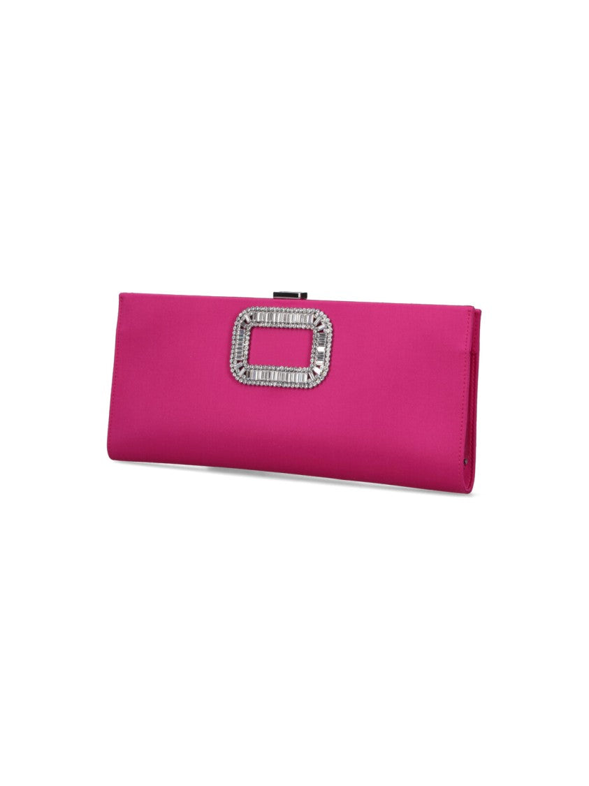 Roger Vivier 'Pilgrim' Pouch – Pink