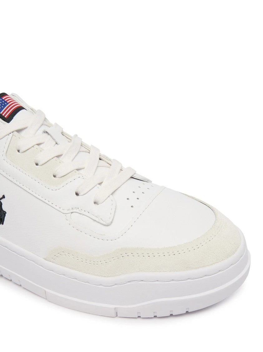 Polo Ralph Lauren Low-Top Sneakers With Suede Overlays
