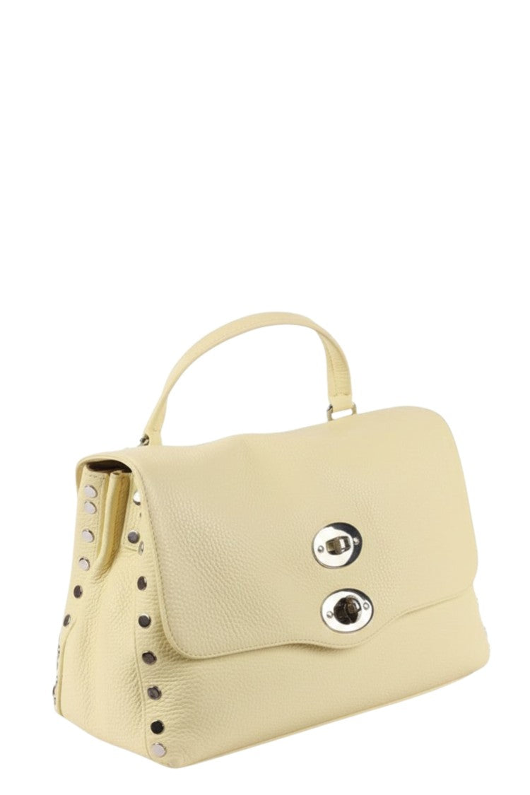 Zanellato Yellow Postina Daily Small Leather Shoulder Bag