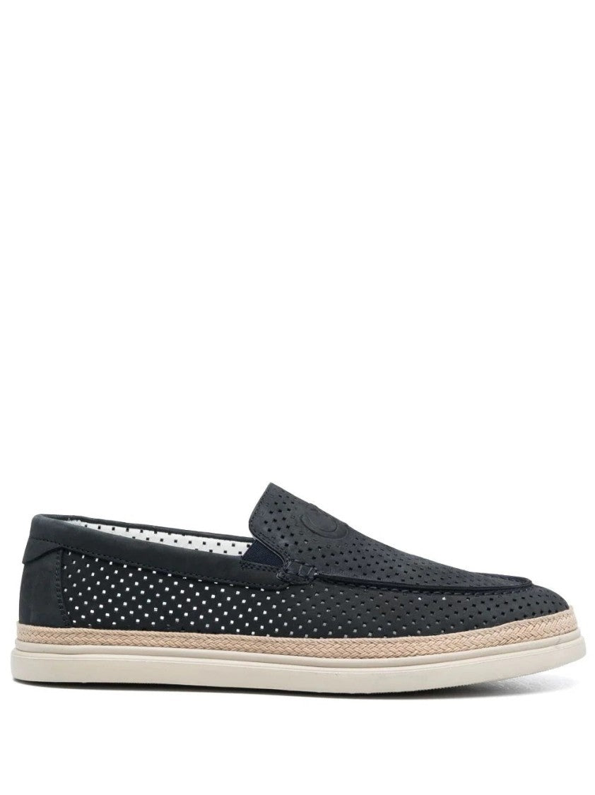 Casadei Nabuk Slip-On Loafers
