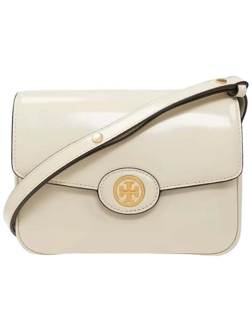 Tory Burch Glossy Calf Leather Shoulder Bag