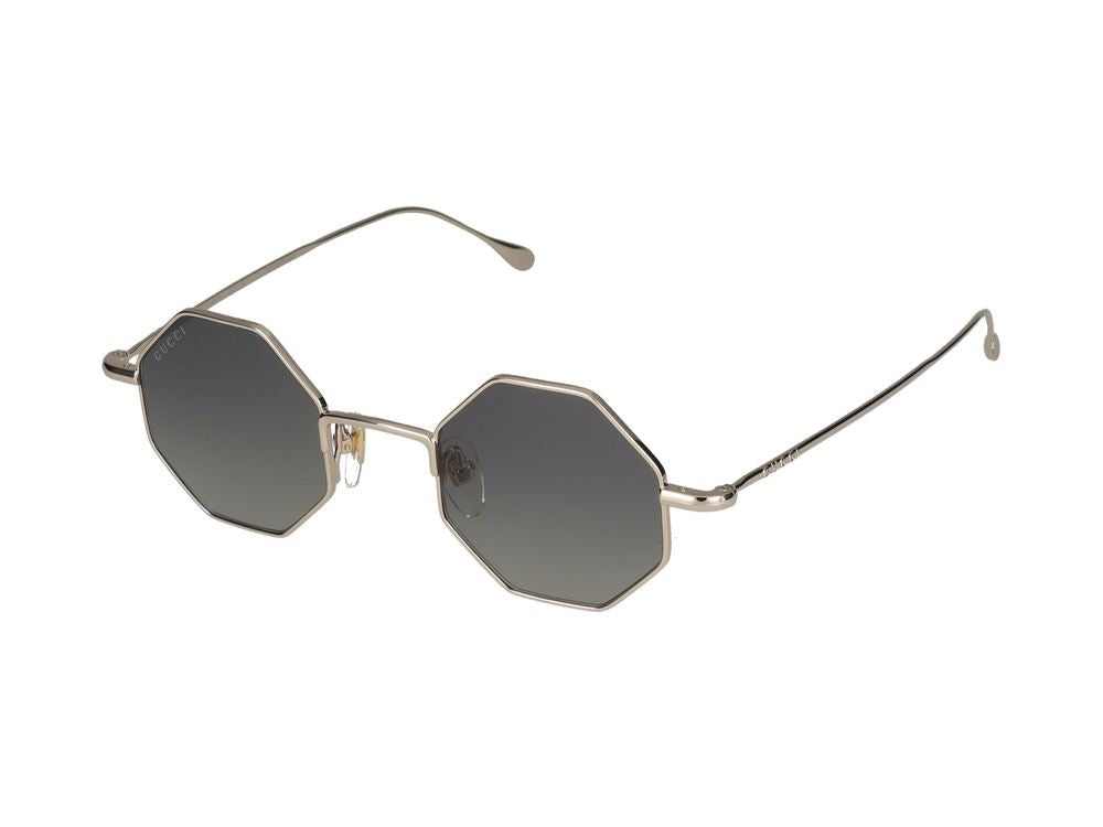 Gucci Sunglasses Gg1814s 001 Gold Gold Grey 41/22/145